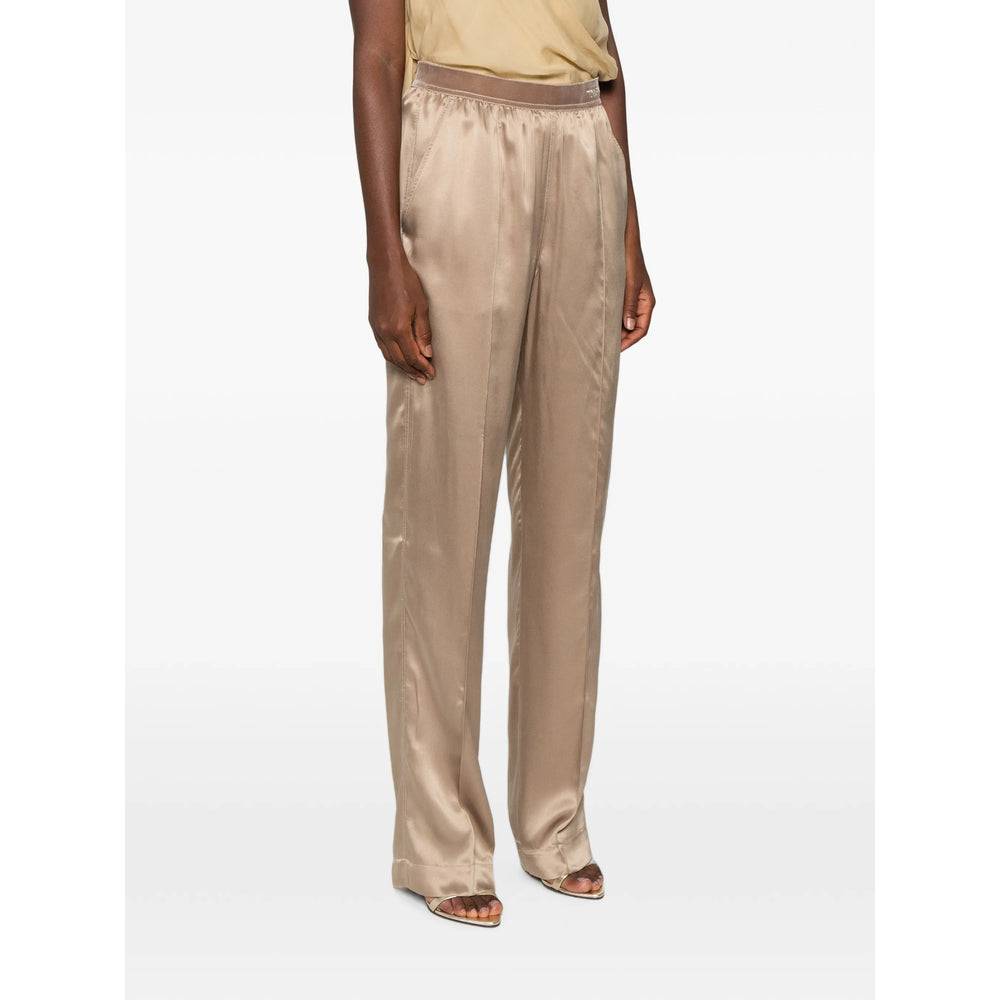 Tom Ford Tom Ford Neutrals Trousers - Straight Trousers Women