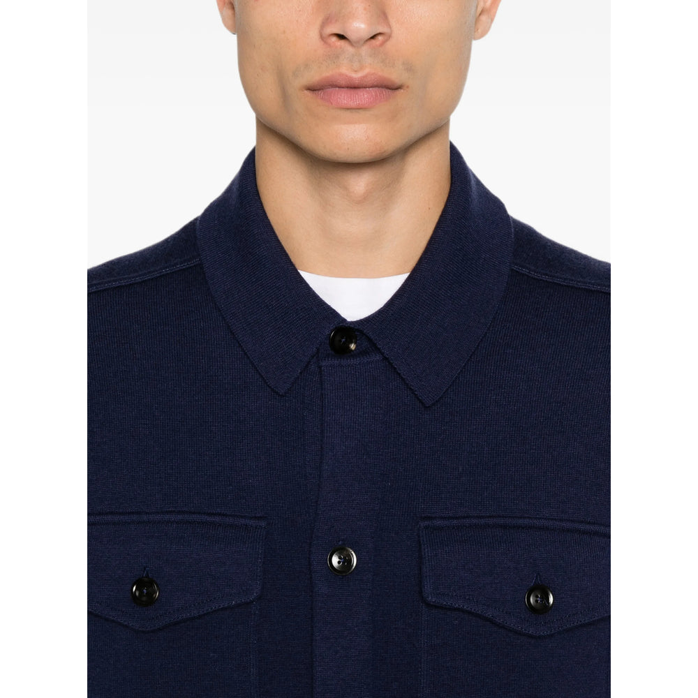 Tom Ford Blue Jackets - Shirt Jackets Men