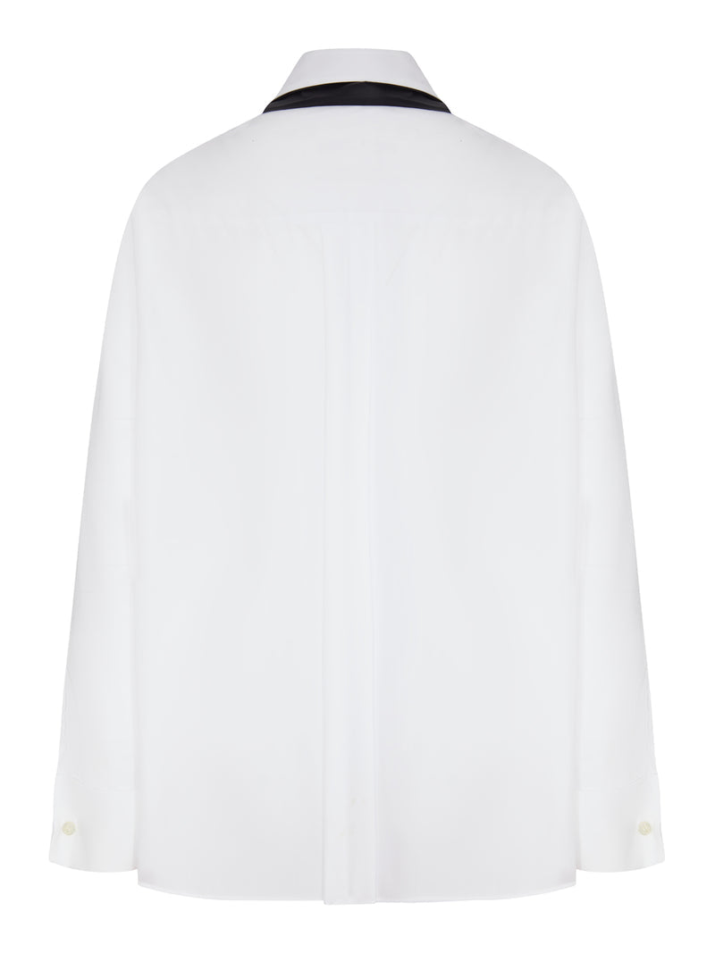 Sacai Sacai Women Cotton Shirt With Scarf