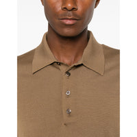 Tom Ford Brown Polo Shirts Men