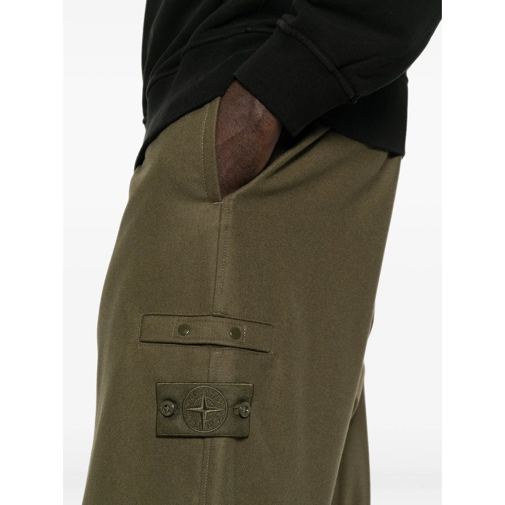 Stone Island Stone Island Green Trousers - Track Pants Men