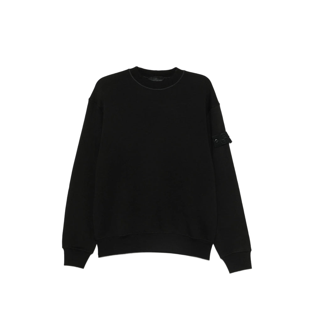 Stone Island Black Sweaters & Knitwear - Sweatshirts Men
