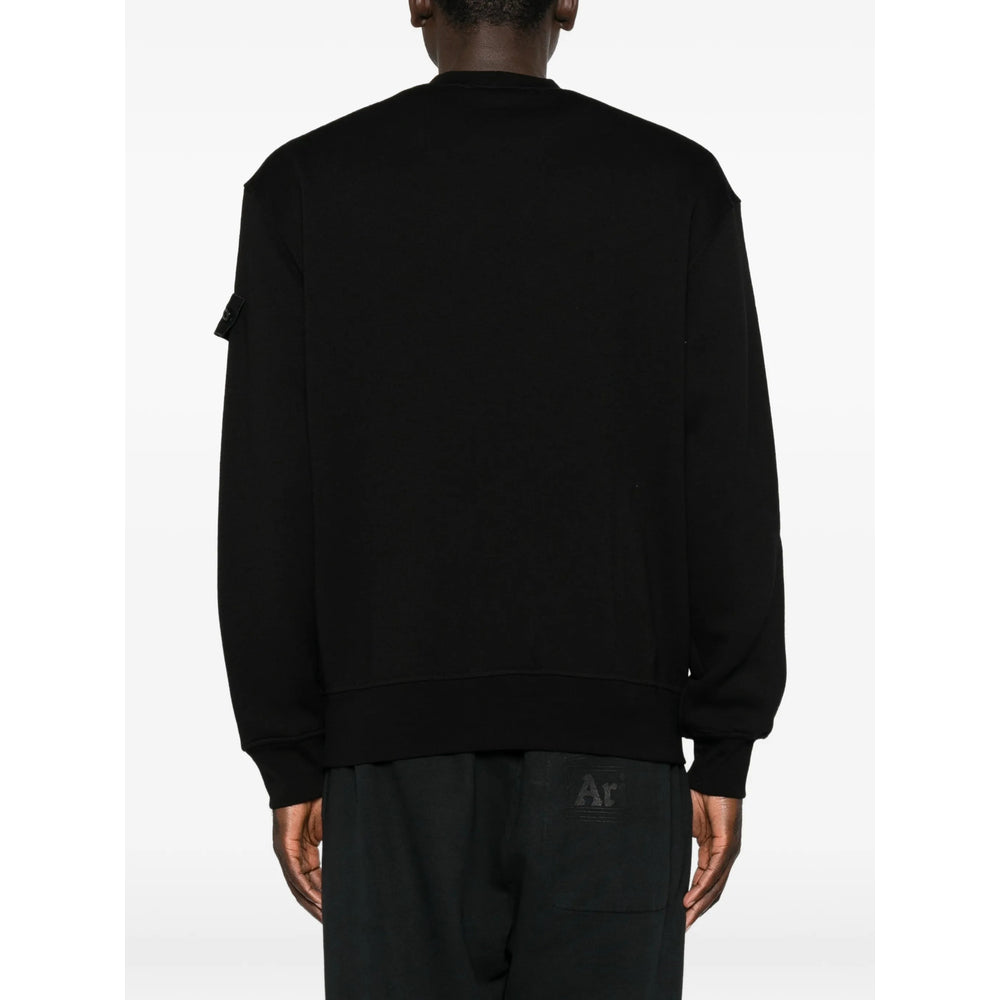 Stone Island Black Sweaters & Knitwear - Sweatshirts Men