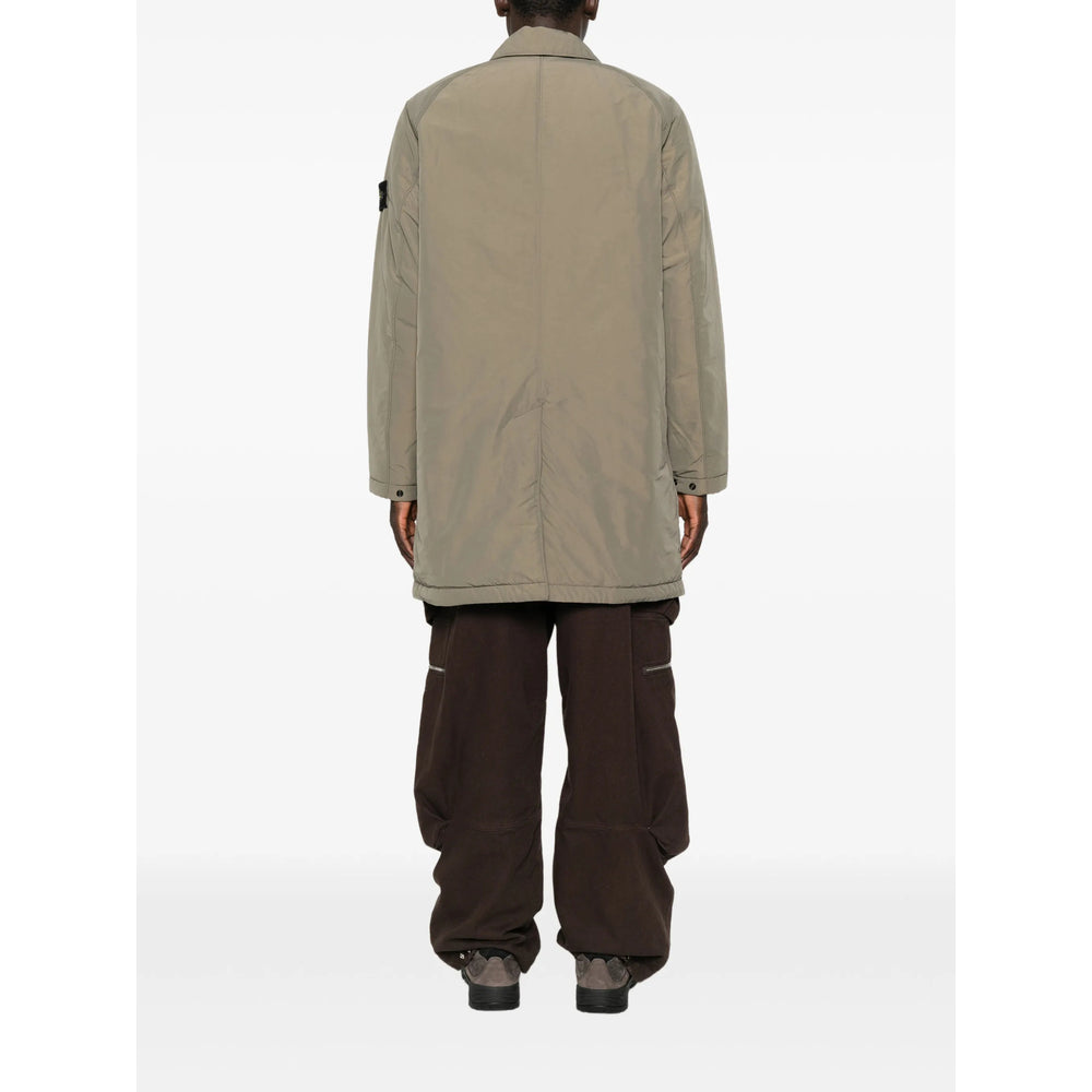 Stone Island Green Coats - Padded Coats Men