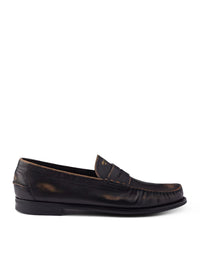 Prada Prada Men Antique Leather Loafers