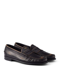Prada Prada Men Antique Leather Loafers