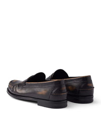 Prada Prada Men Antique Leather Loafers