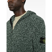 Stone Island Green Sweaters & Knitwear - Hoodies Men