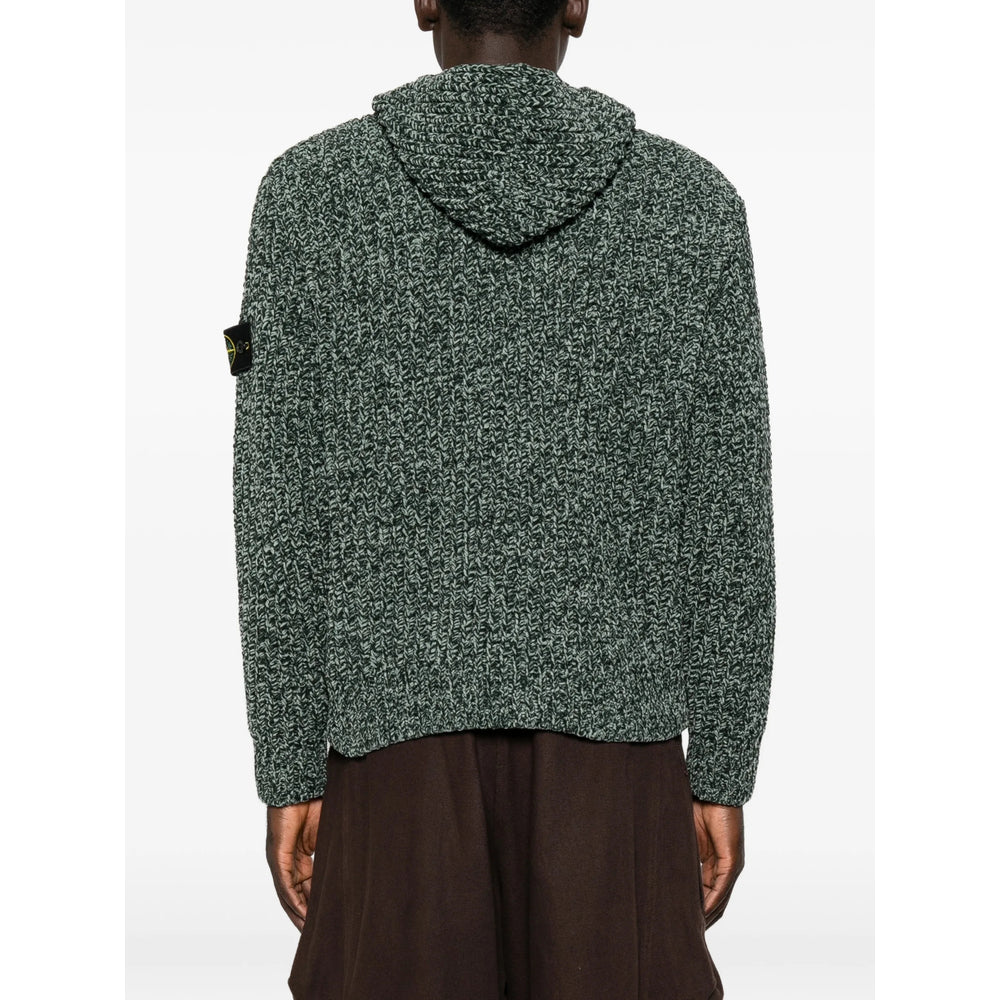 Stone Island Green Sweaters & Knitwear - Hoodies Men