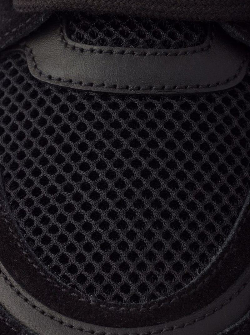 Prada Men Prax Sneakers In Leather And Fabric