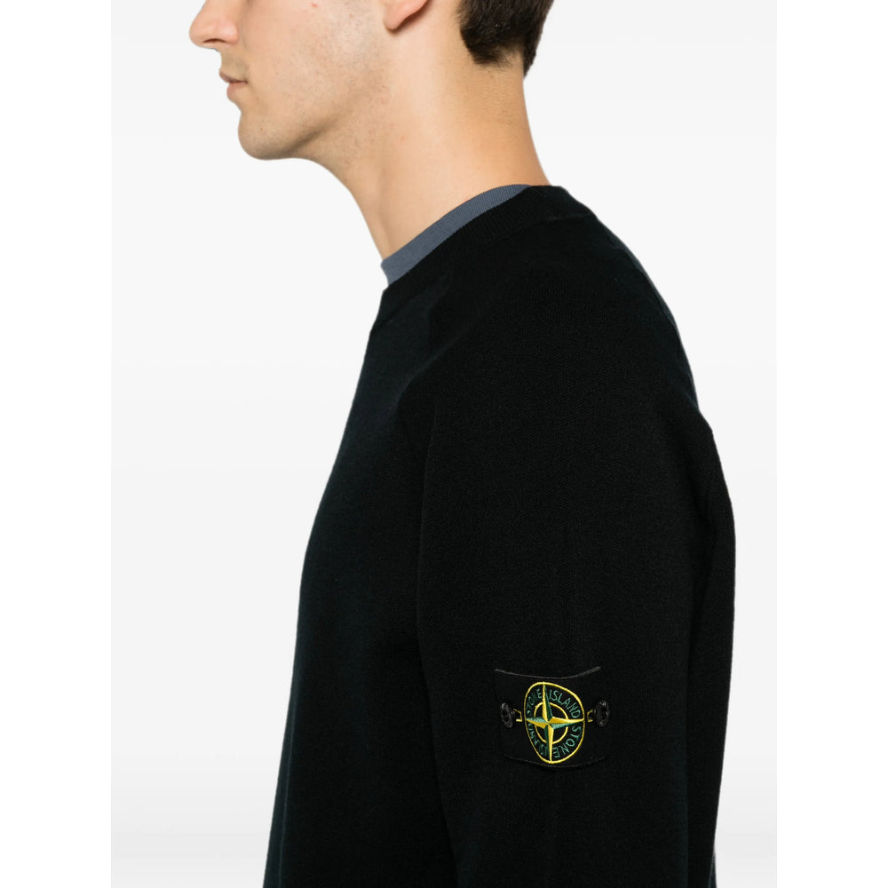 Stone Island Black Sweaters & Knitwear - Jumpers Men
