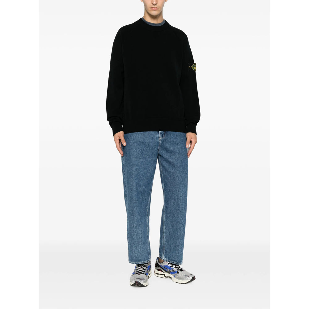 Stone Island Black Sweaters & Knitwear - Jumpers Men
