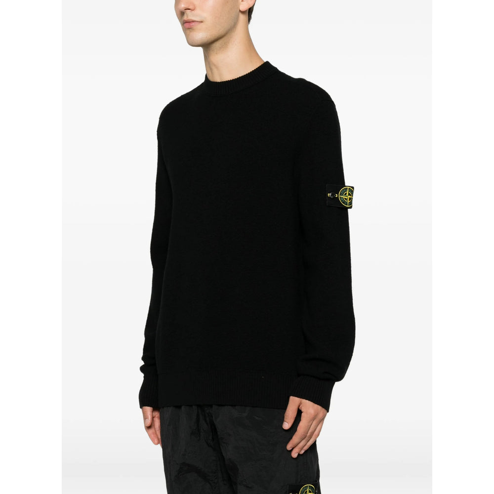 Stone Island Black Sweaters & Knitwear - Jumpers Men