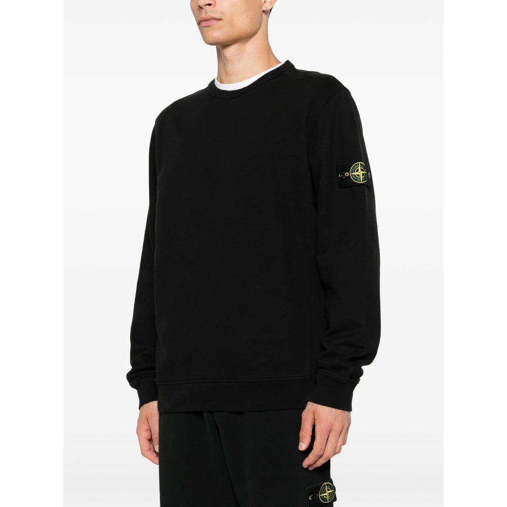 Stone Island Black Sweaters & Knitwear - Sweatshirts Men