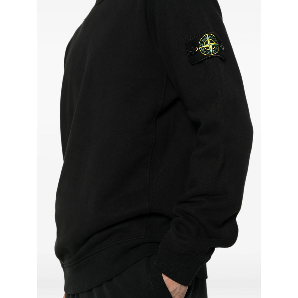 Stone Island Black Sweaters & Knitwear - Sweatshirts Men