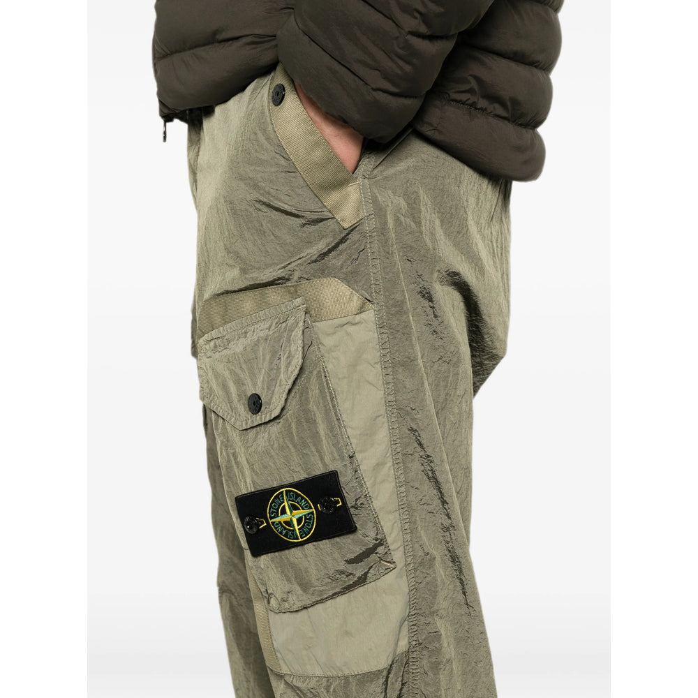 Stone Island Stone Island Green Trousers - Regular & Straight-Leg Trousers Men
