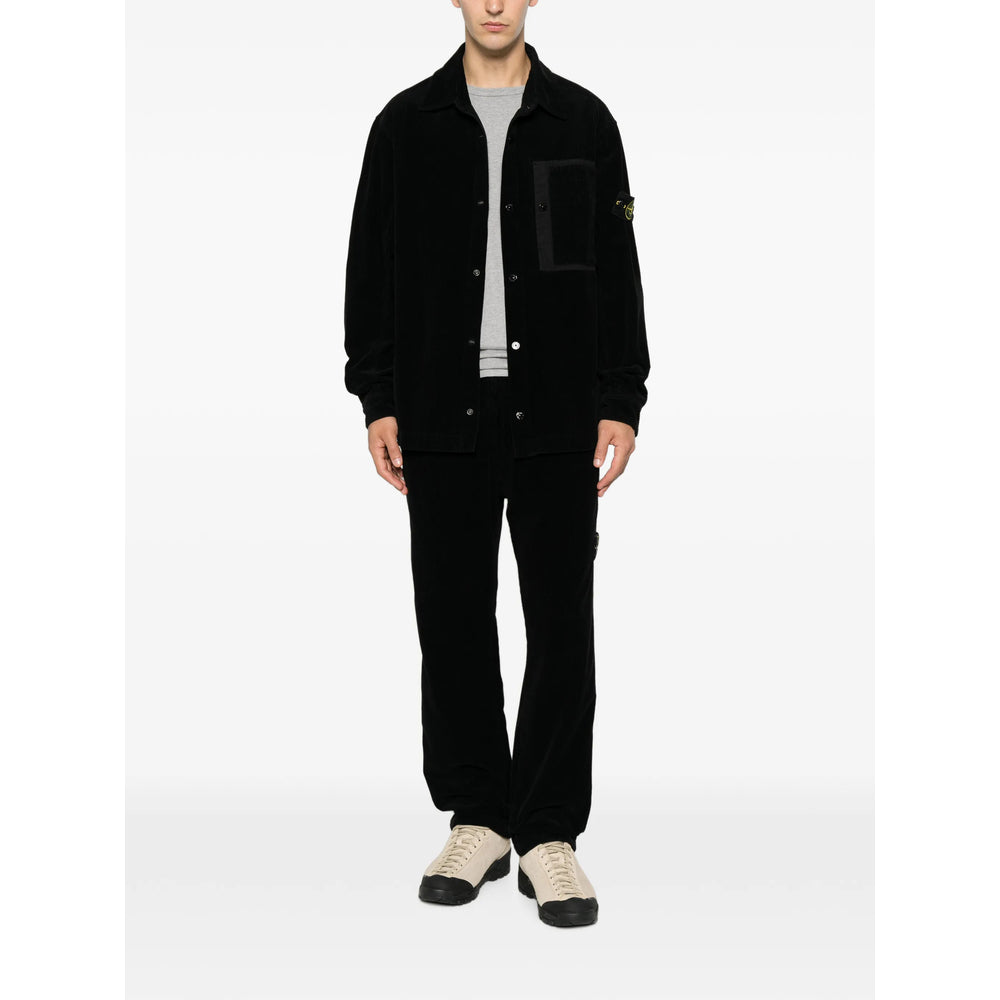 Stone Island Stone Island Black Trousers - Chinos Men