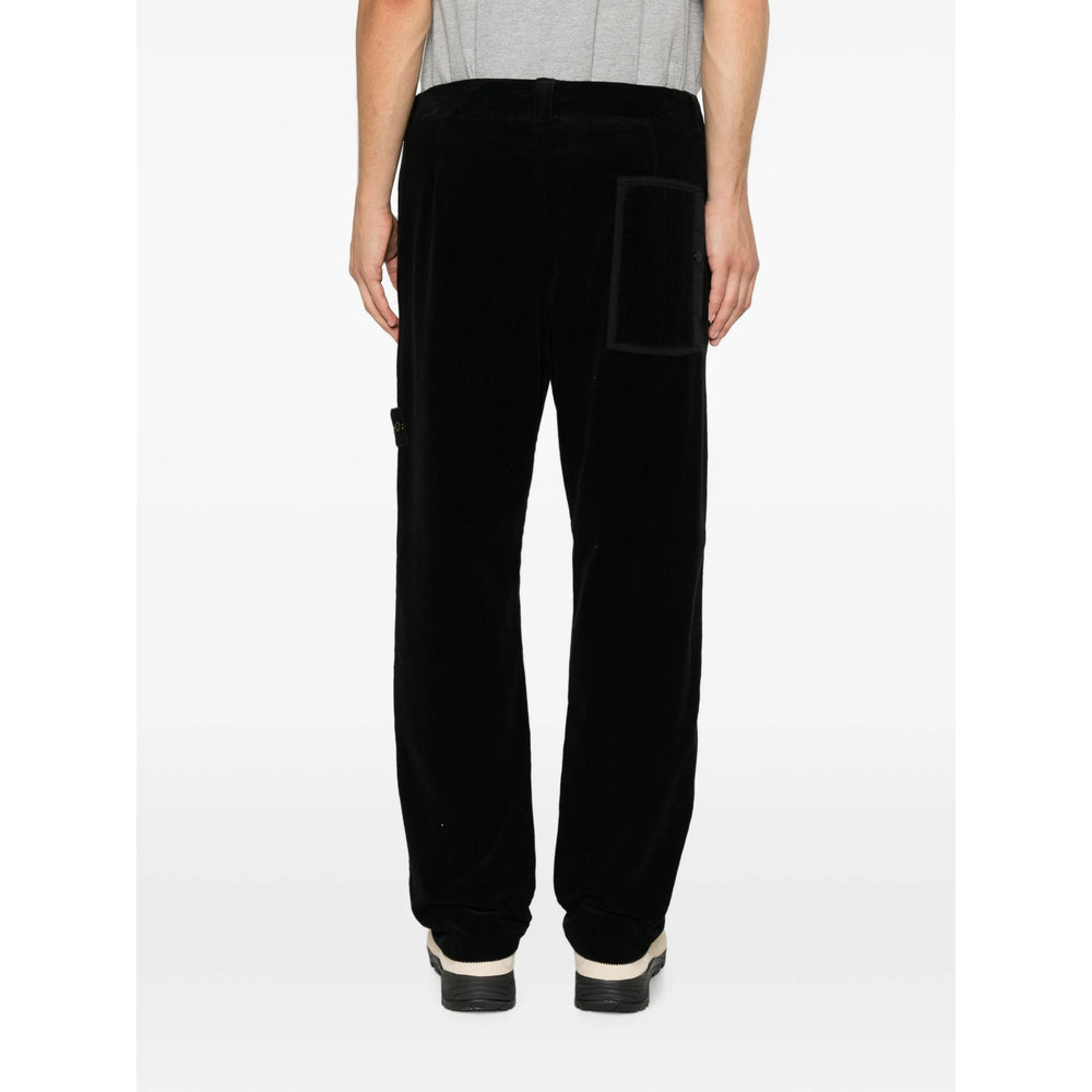 Stone Island Stone Island Black Trousers - Chinos Men