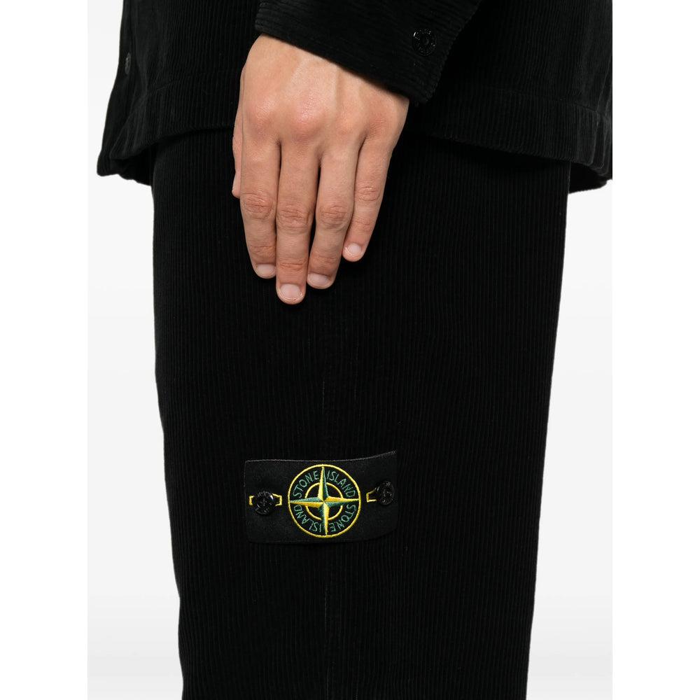 Stone Island Stone Island Black Trousers - Chinos Men