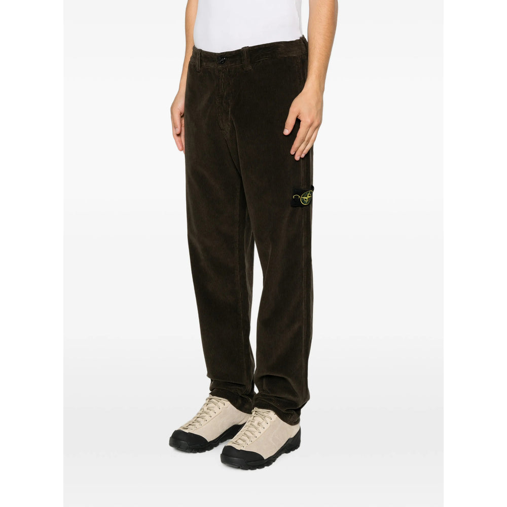 Stone Island Brown Trousers - Regular & Straight-Leg Trousers Men