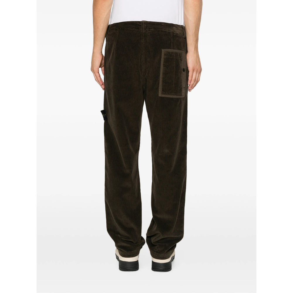 Stone Island Brown Trousers - Regular & Straight-Leg Trousers Men