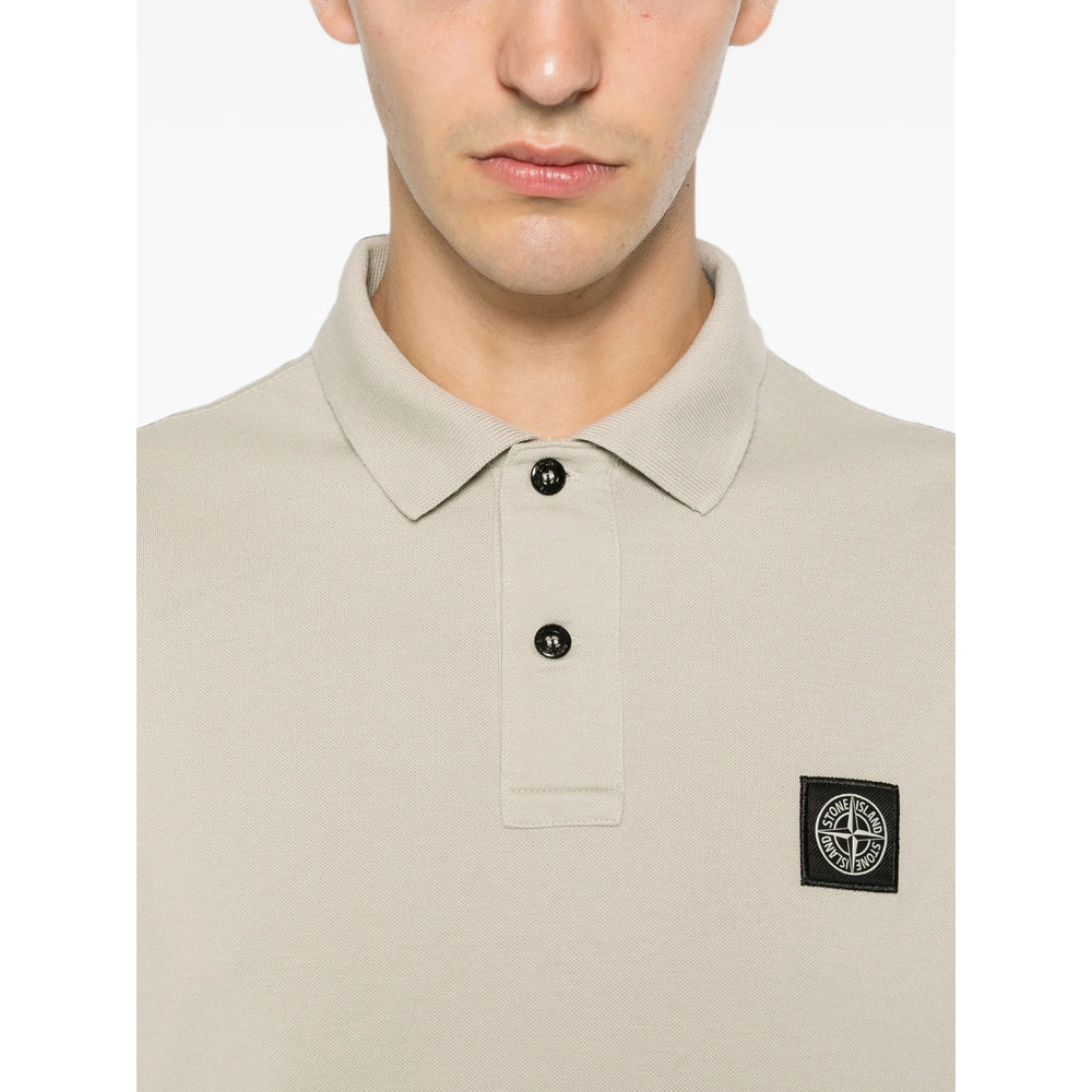 Stone Island Green Polo Shirts Men