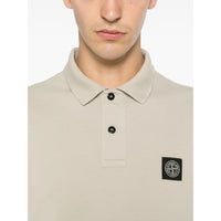 Stone Island Green Polo Shirts Men