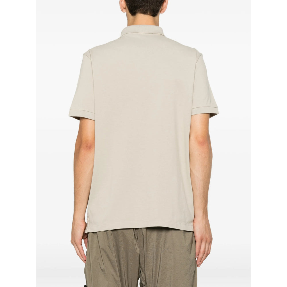 Stone Island Green Polo Shirts Men