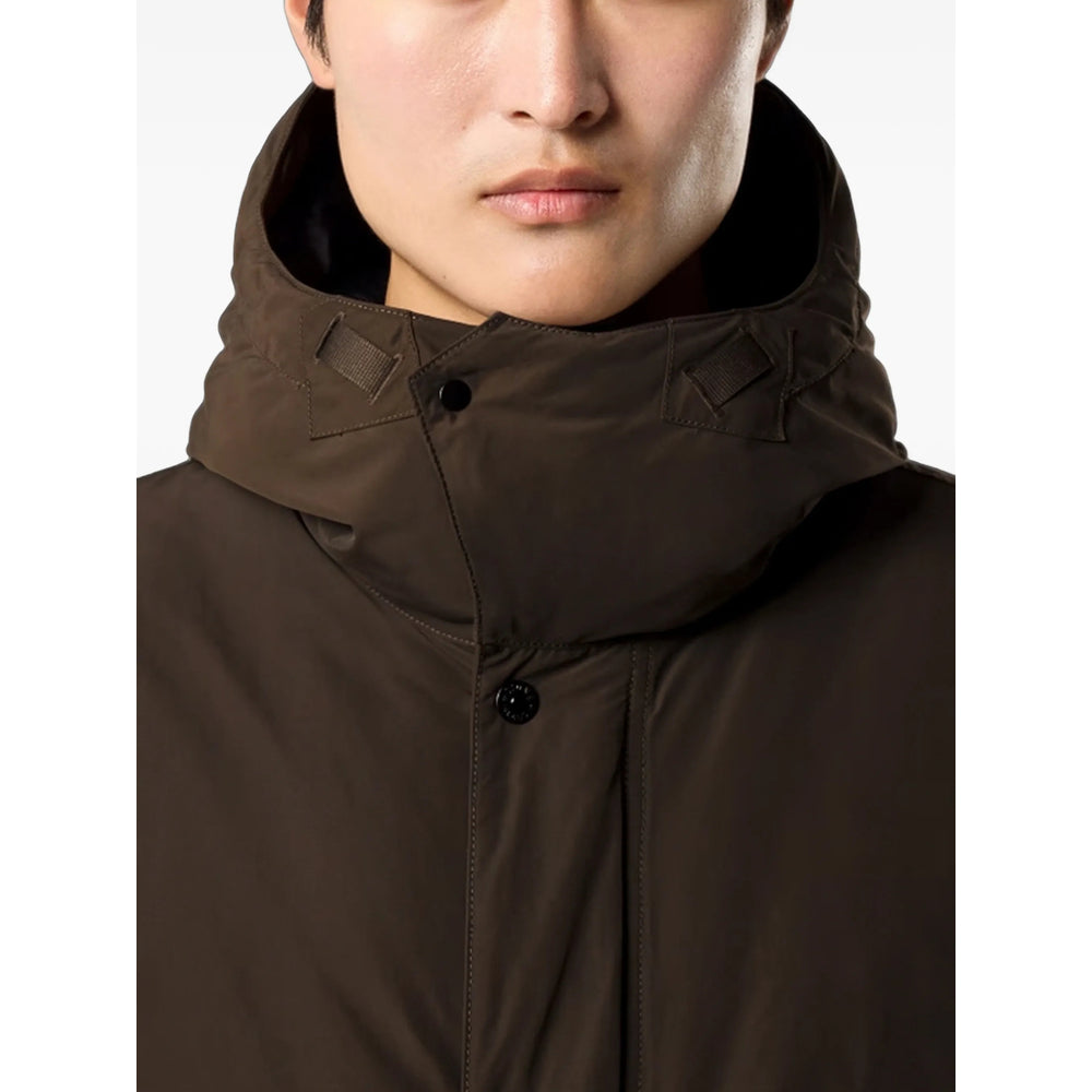 Stone Island Brown Coats - Parkas Men
