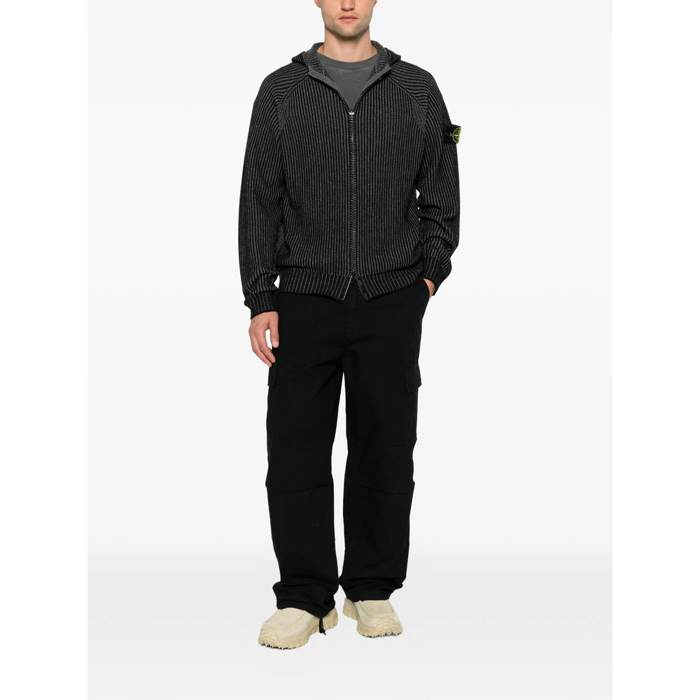 Stone Island Black Sweaters & Knitwear - Cardigans Men