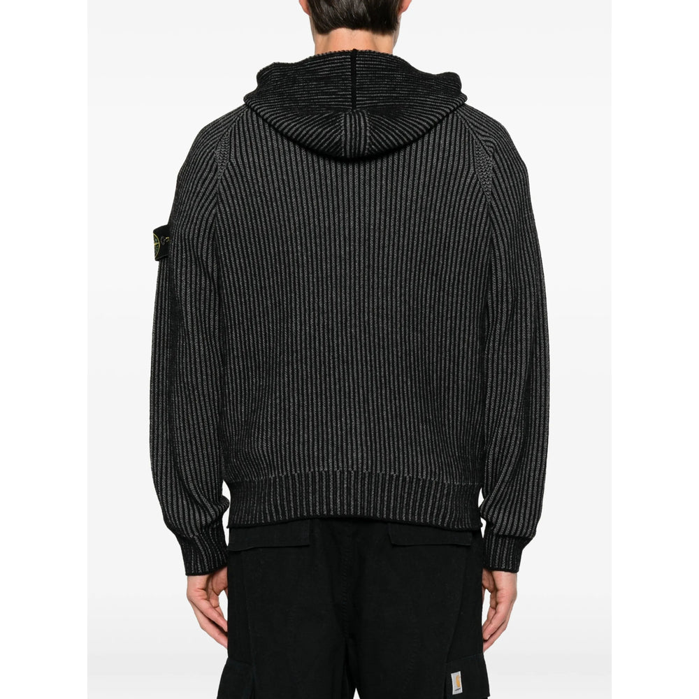 Stone Island Black Sweaters & Knitwear - Cardigans Men