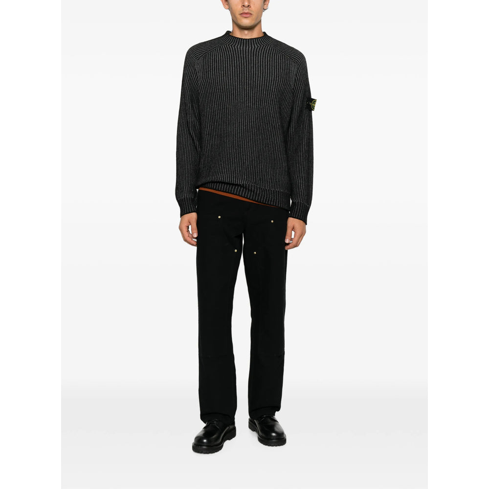 Stone Island Black Sweaters & Knitwear - Jumpers Men
