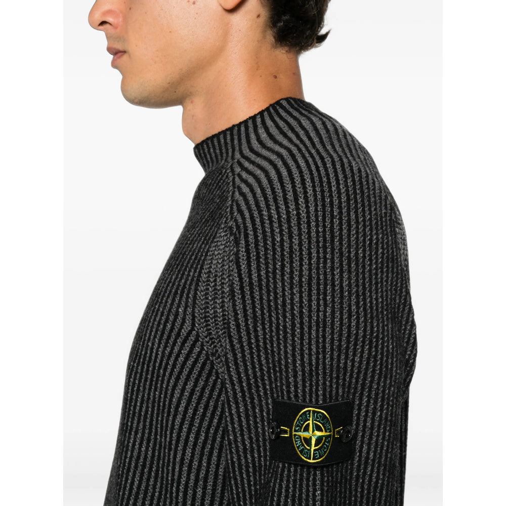 Stone Island Black Sweaters & Knitwear - Jumpers Men