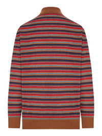 Prada Women Striped Cashmere Polo Shirt