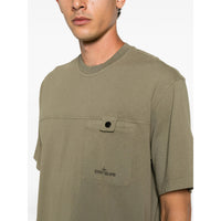 Stone Island Green T-Shirts & Vests - T-Shirts Men