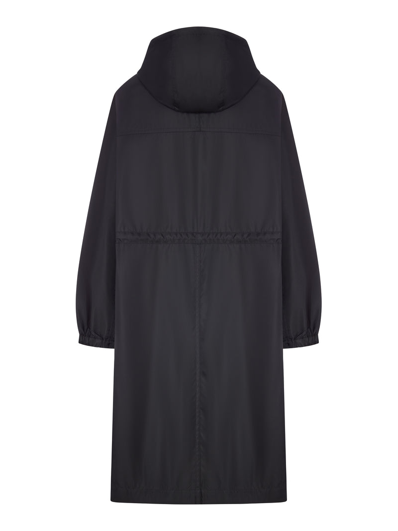 Prada Women Re-Nylon Trench Coat With Hood