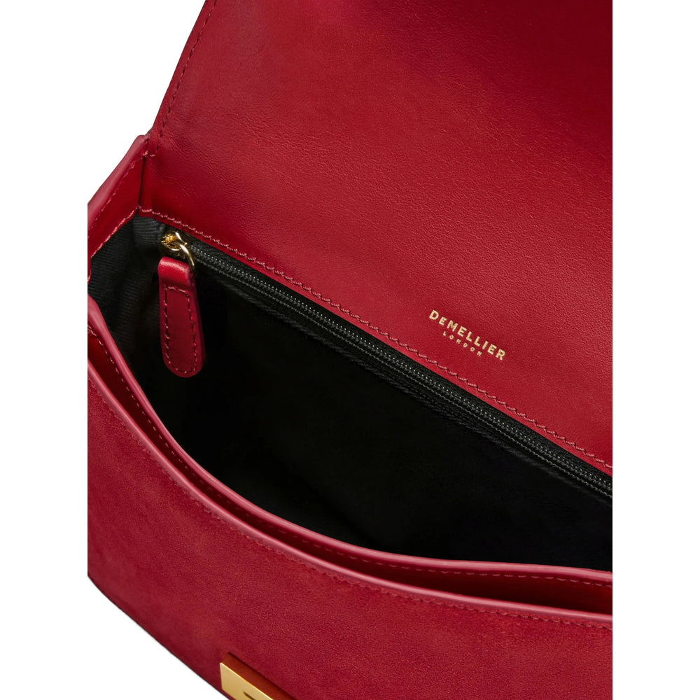 Demellier Red Satchels & Cross Body Bags Women