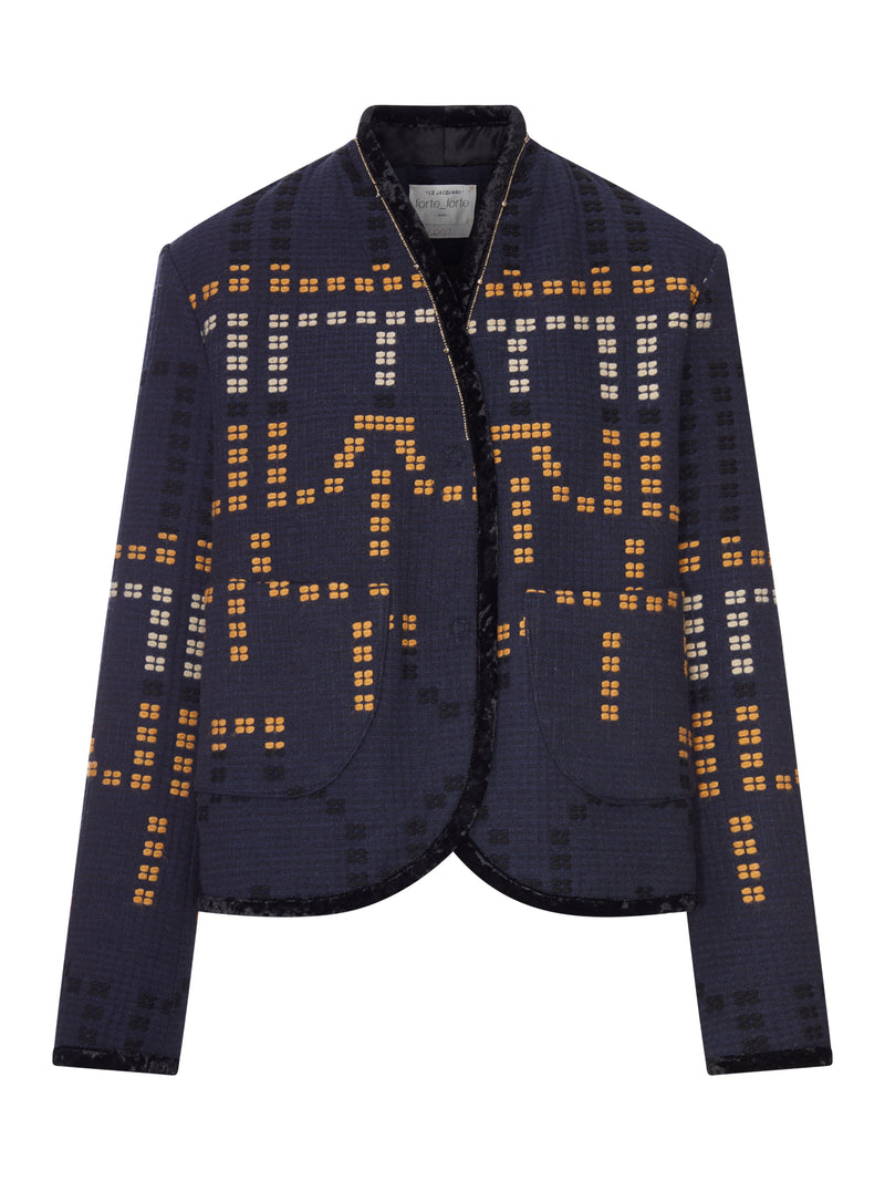 Forte Forte Forte Forte Women Cropped Jacquard Jacket