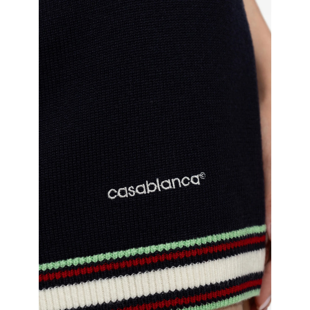 Casablanca Casablanca Blue Shorts - Mini Shorts Women