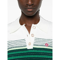 Casablanca Casablanca Green Tops - Polo Tops Women