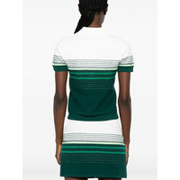 Casablanca Casablanca Green Tops - Polo Tops Women