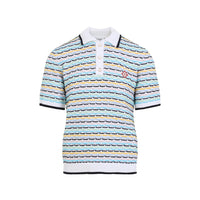 Casablanca White Polo Shirts Men