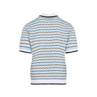 Casablanca White Polo Shirts Men