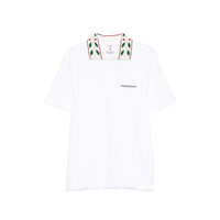 Casablanca White Polo Shirts Men