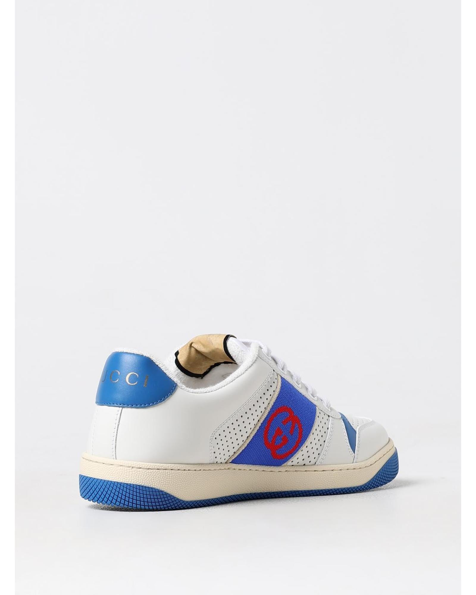 Gucci Ace Sneaker Perforated Leather Men White