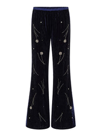 Forte Forte Women Embroidered Velvet Trousers