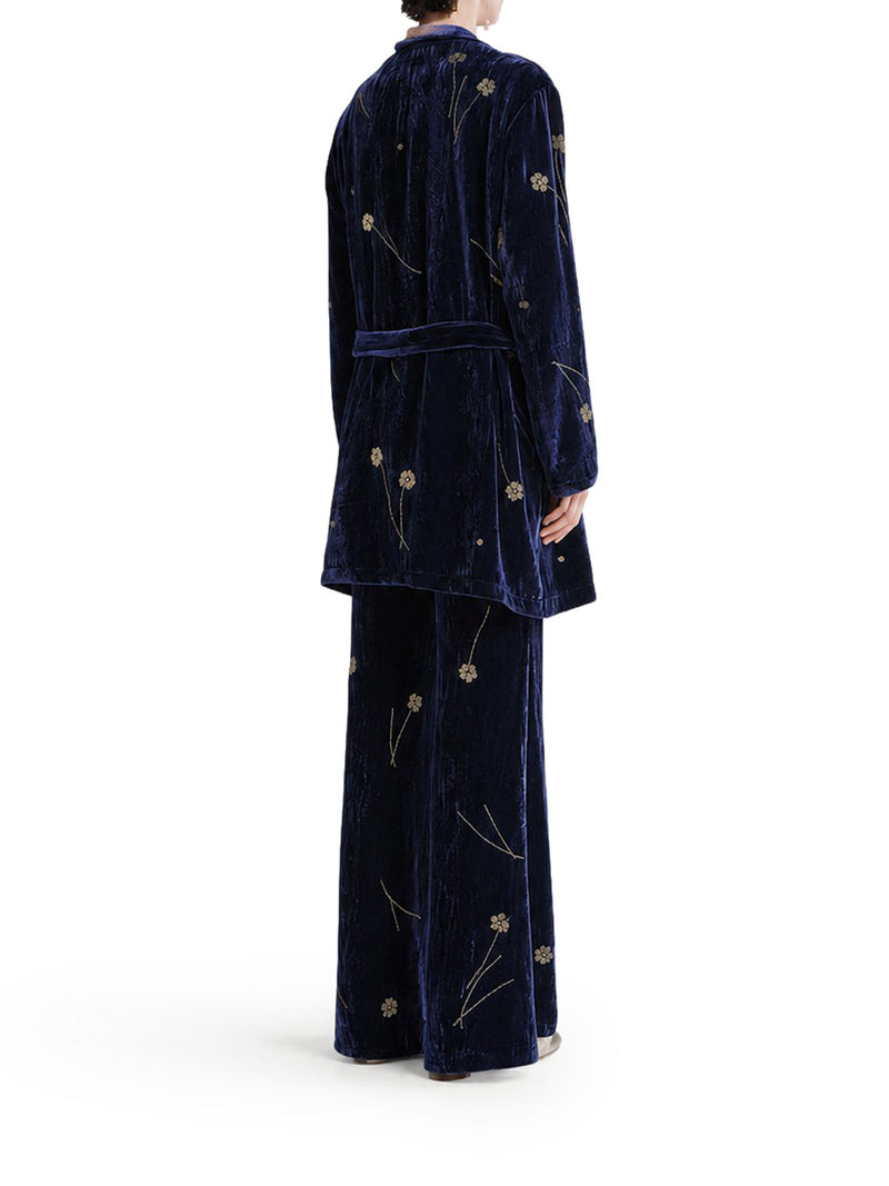 Forte Forte Women Embroidered Velvet Trousers