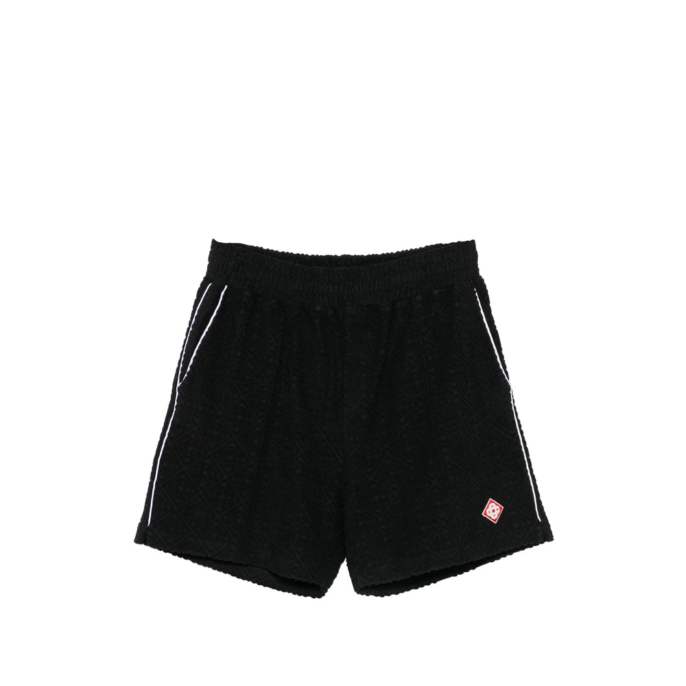 Casablanca Black Shorts - Track & Running Shorts Men