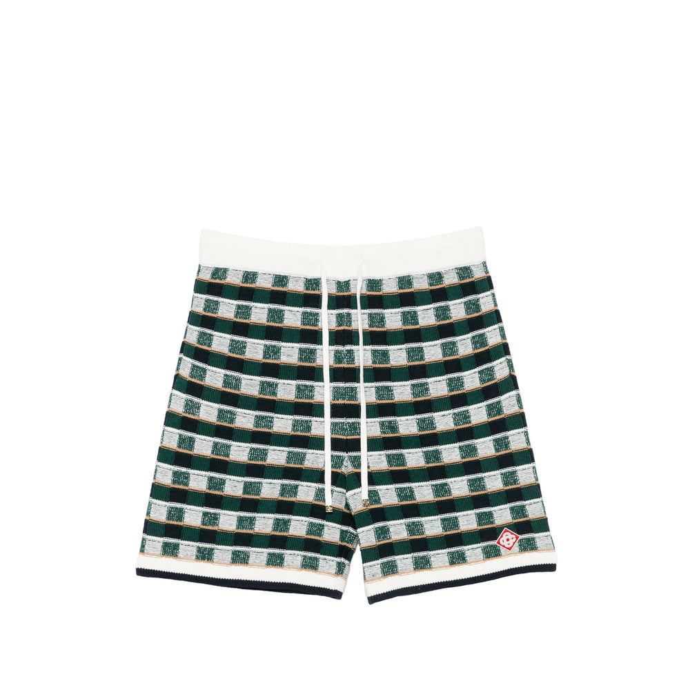 Casablanca Casablanca Green Shorts - Track & Running Shorts Men