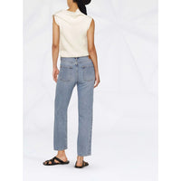 Toteme Toteme Blue Denim - Cropped Jeans Women